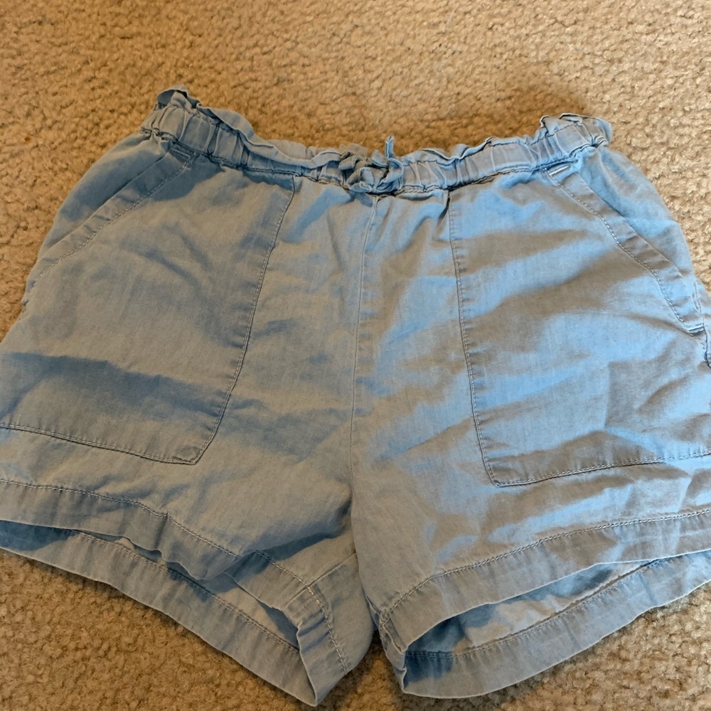 girls dip paper bag shorts